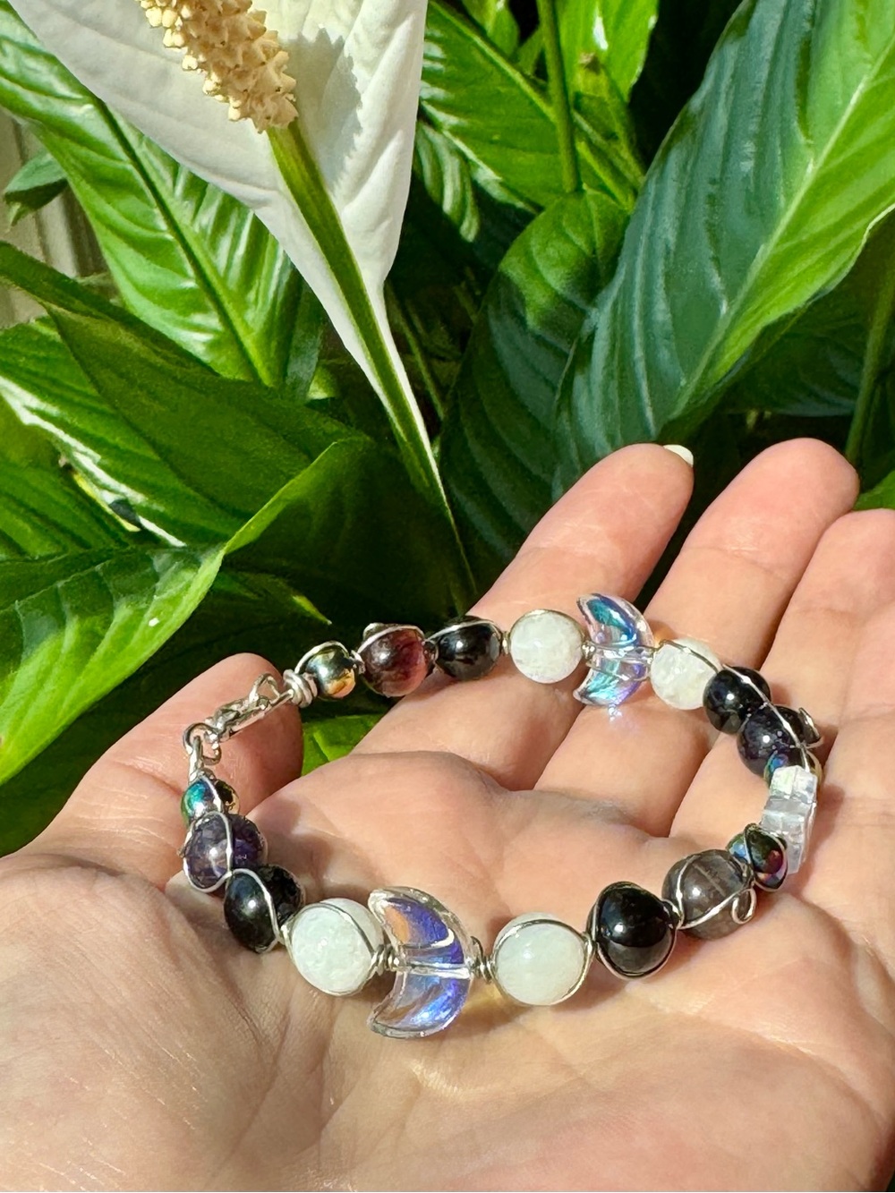 โจMulti Gemstone Celestial Braceletโจ